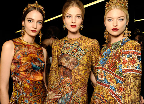 The Dolce & Gabbana Fall/Winter 2014 Fashion Show: Breathtaking ...