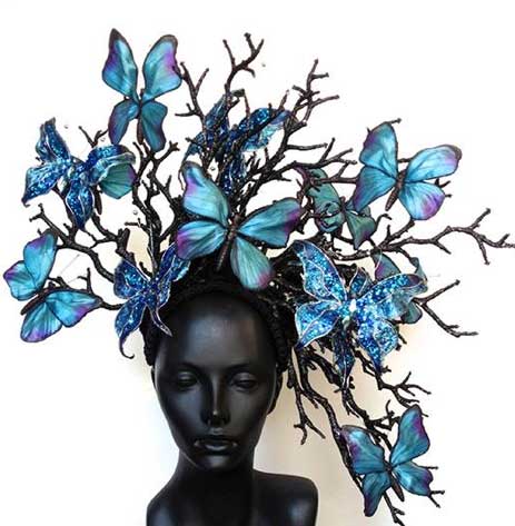 Butterfly headdress